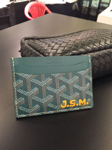 goyard card holder dupe|authentic goyard card holder.